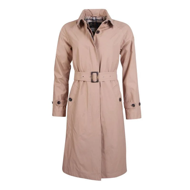 contemporary trench coatBarbour Findhorn Ladies Waterproof Trench Rain Jacket - Oatmeal