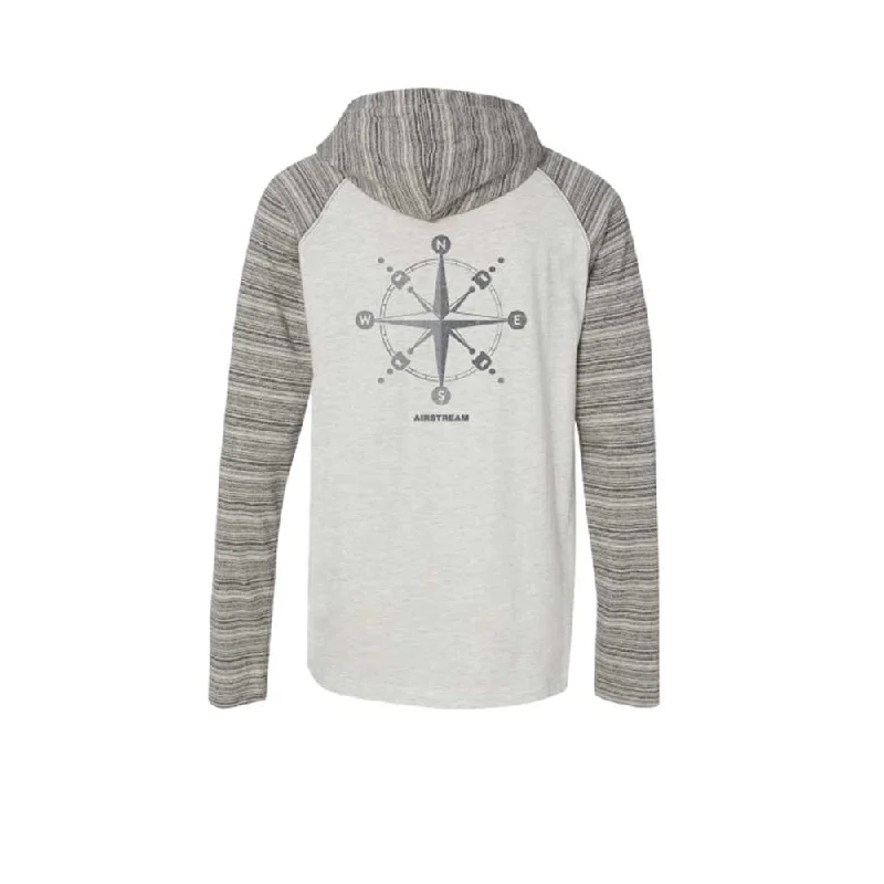 workout-ready hoodieAirstream Compass Trailer Striped Raglan Sleeve Unisex Hoodie