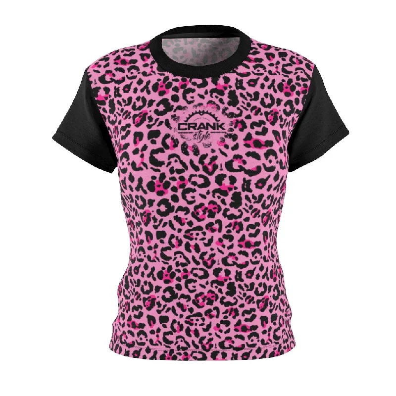 soft gym hoodiePink Leopard Print MTB Jersey