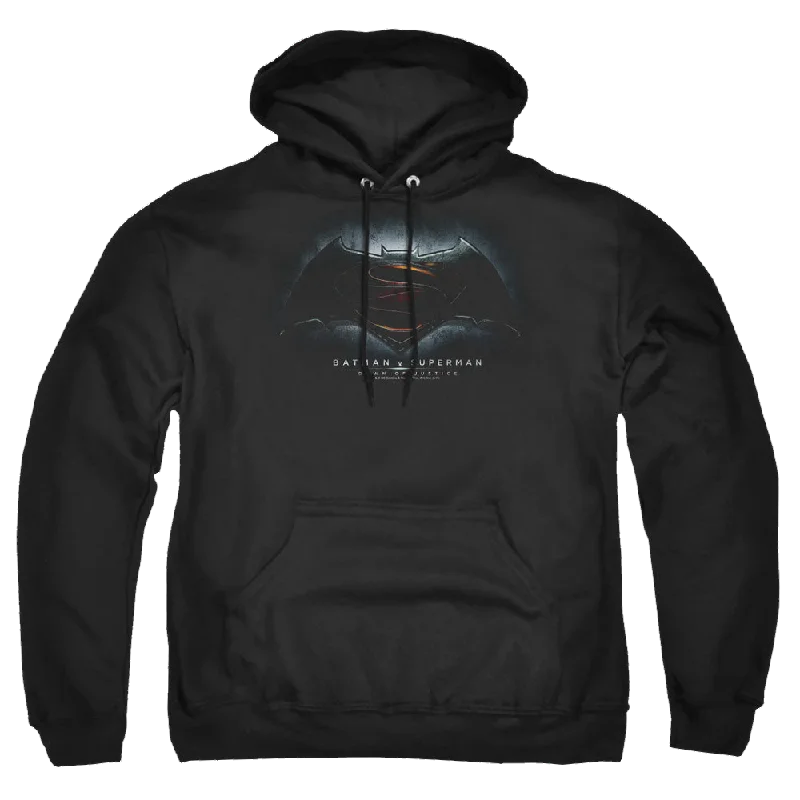 cozy hooded sweatshirtBatman v Superman Logo - Pullover Hoodie