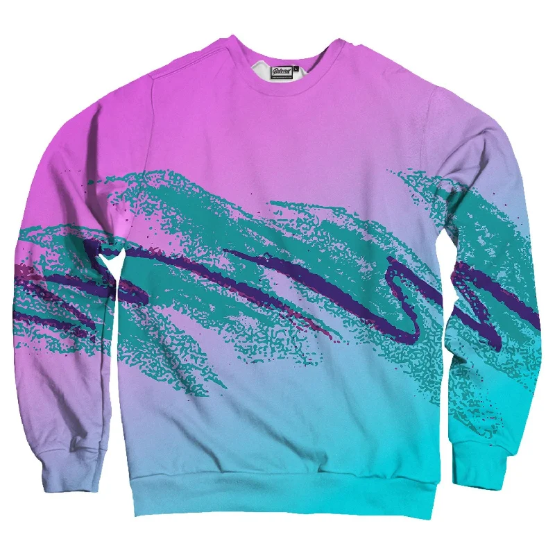 warm workout hoodie90's Swoosh Vaporwave Unisex Sweatshirt