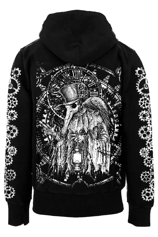 cold weather coatClockwork Plague Doctor Hoodie [Zipper or Pullover]