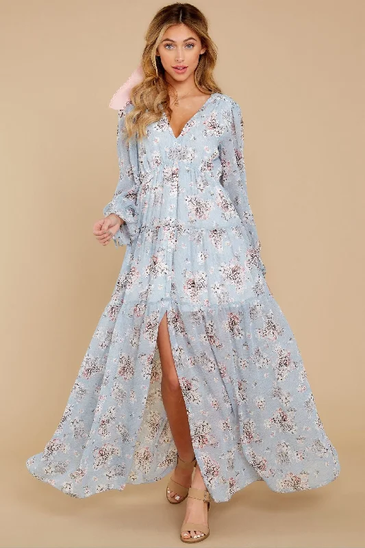 printed dressDashing Daisies Chiffon Boho Maxi Dress - FINAL SALE