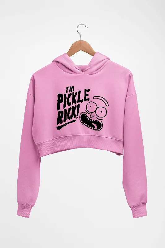 cool street hoodieRick and Morty Crop HOODIE FOR WOMEN