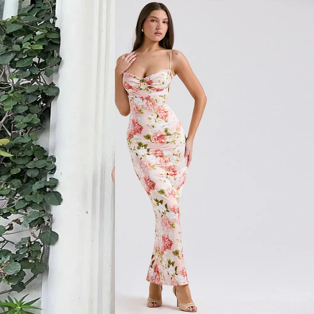 casual day dressSharone - Romantic floral maxi dress