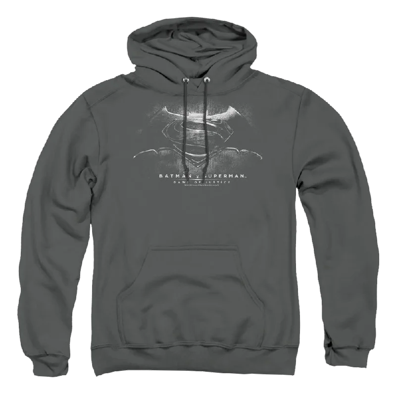 high-fashion hoodieBatman v Superman Bw Logo - Pullover Hoodie