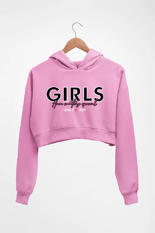 urban street hoodieGym Girl Power Crop HOODIE FOR WOMEN