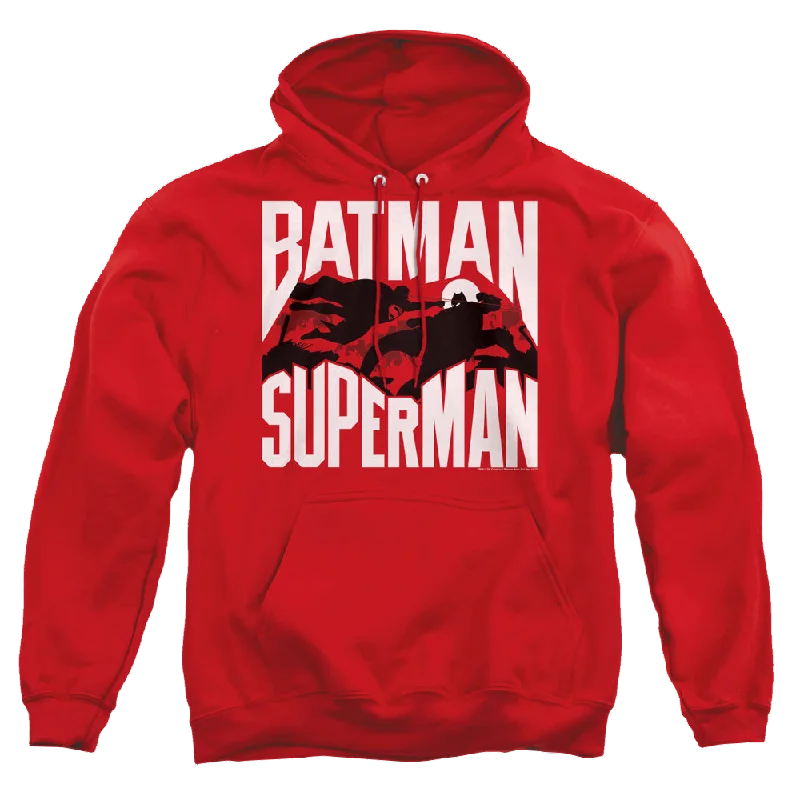 soft hoodieBatman v Superman Silhouette Fight - Pullover Hoodie