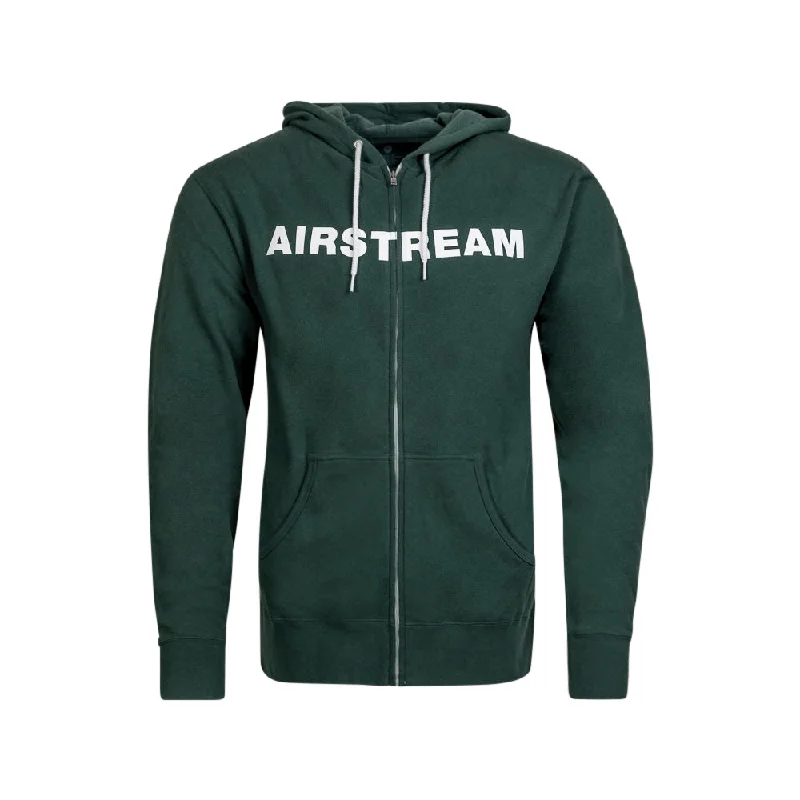 warm workout hoodieAirstream Logo Chest Lightweight Full Zip Unisex Hoodie