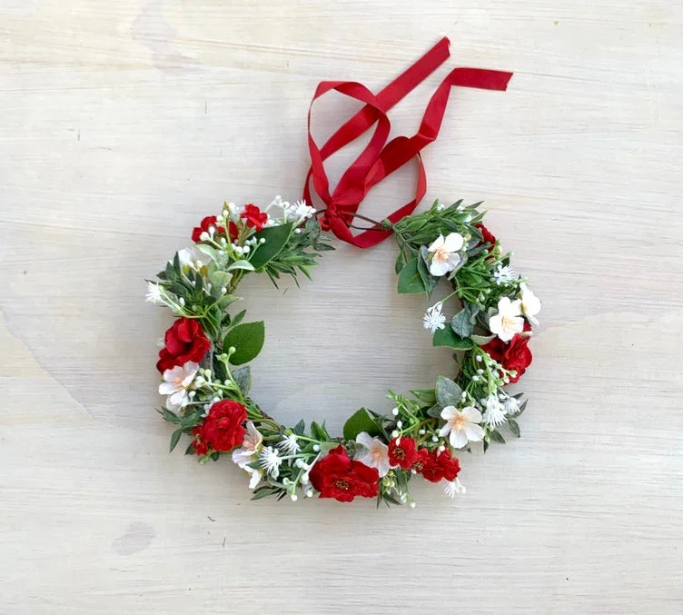 fitted bodycon dressEstelle Girls Christmas Flower Crown