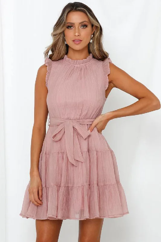 chic shift dressKelcie Cotton Babydoll Dress - Clay