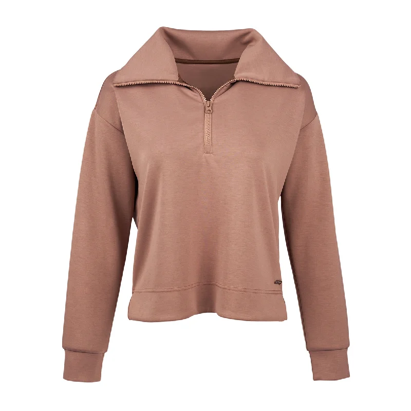 stylish athletic hoodieBoeing Women's Lightweight Dream Quarter-Zip Pullover