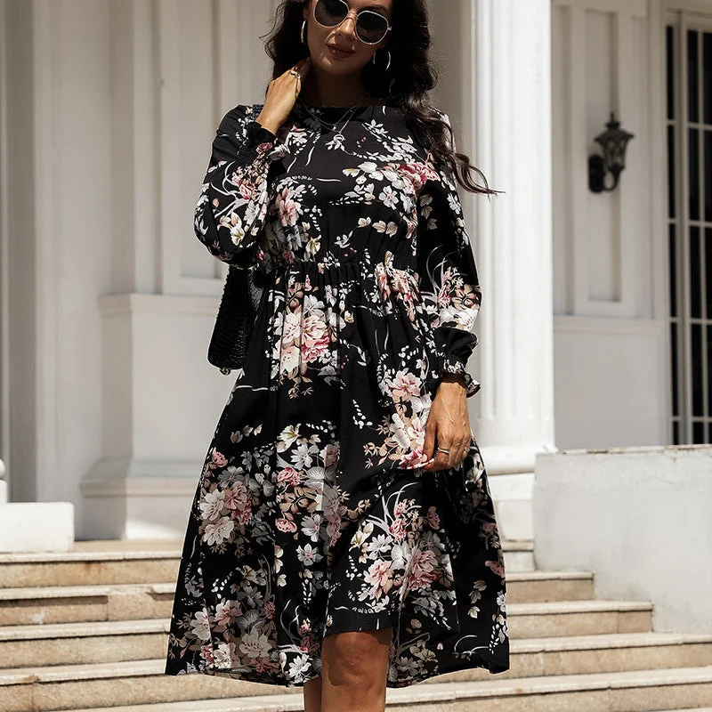 trendy mini dressJeha Floral Tie Dress - FINAL SALE