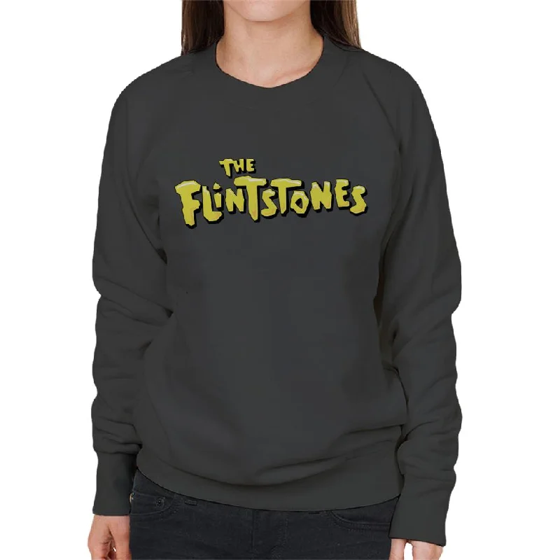 trendy gym wear hoodieThe Flintstones Classic Logo Women's Sweatshirt