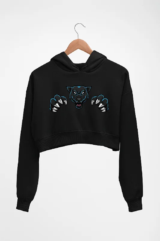 comfortable hoodieBlack Panther Crop HOODIE FOR WOMEN