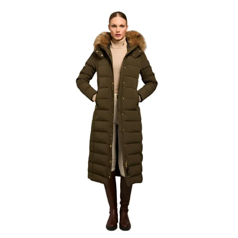 sporty jacketHolland Cooper Stoneleigh Longline Ladies Coat - Khaki