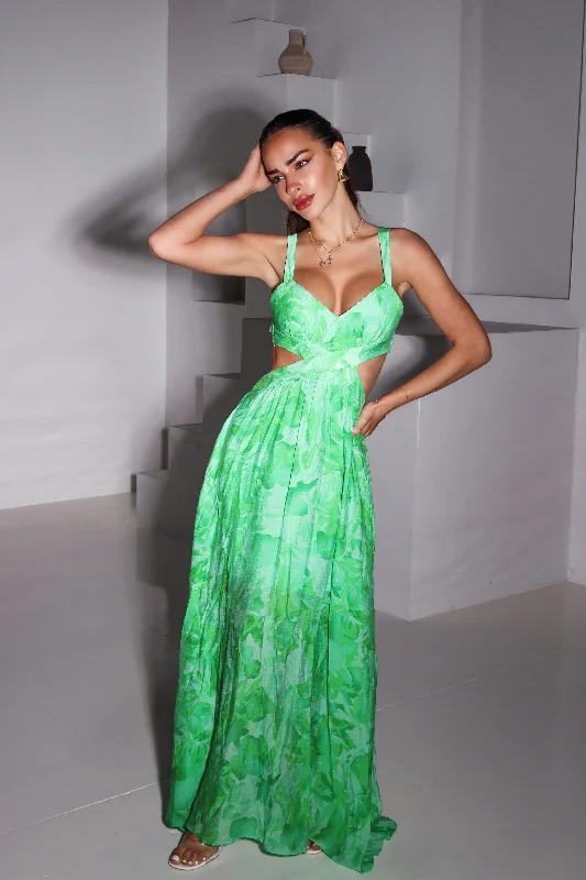 form-fitting dressABBEY DRESS - GREEN