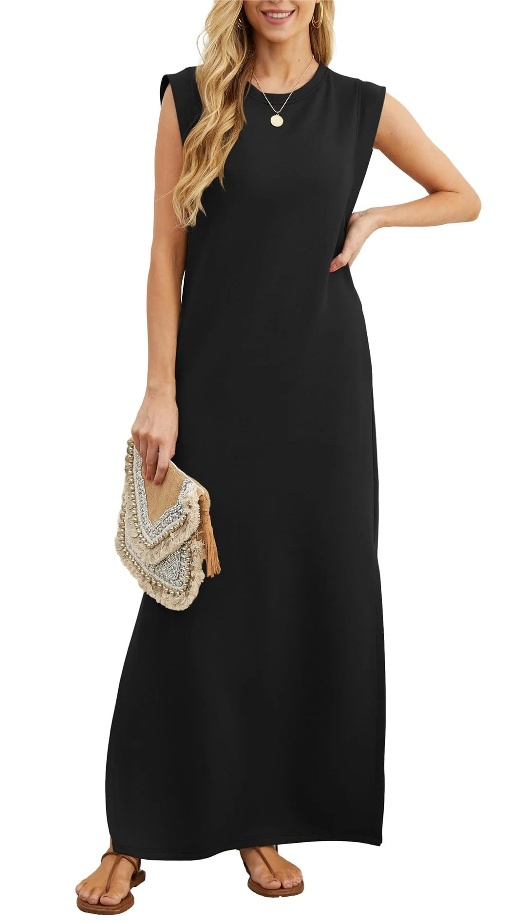 playful dressBritt - Comfortable wrinkle free maxi dress