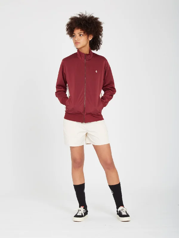 luxe gym hoodieDROPPED - BURGUNDY