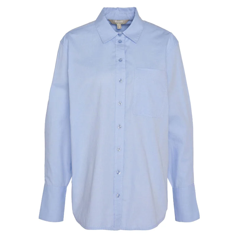 windproof jacketBarbour Josephine Ladies Shirt - Pale Blue