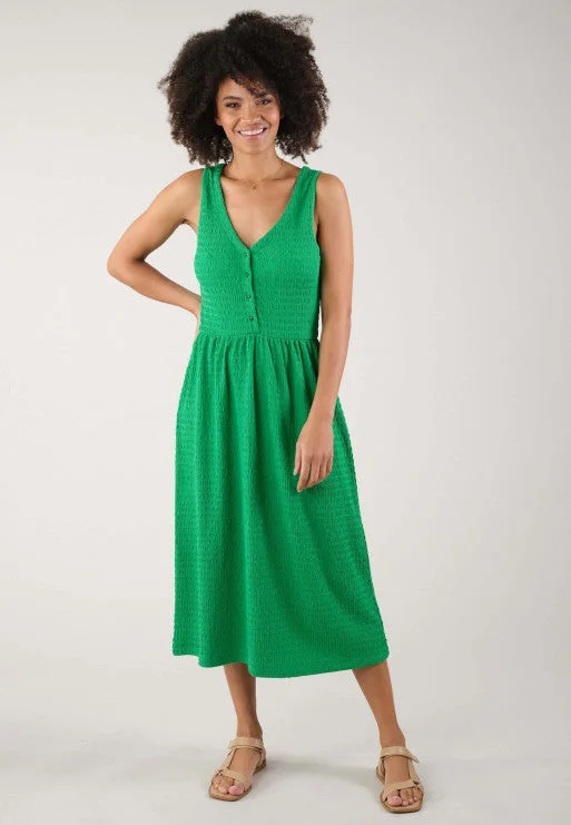 casual evening dressAria Green Slv Dress