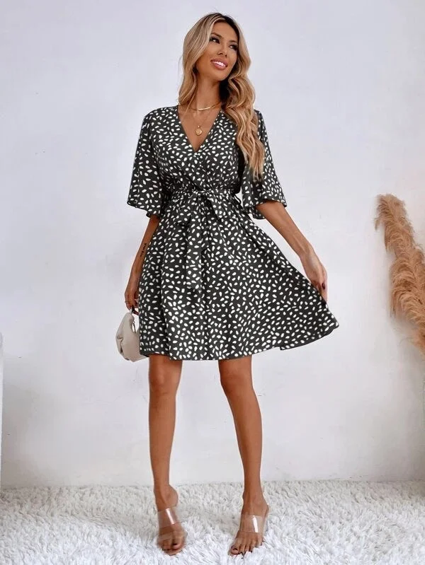 bohemian dressI Wonder Textured Button Down Dress