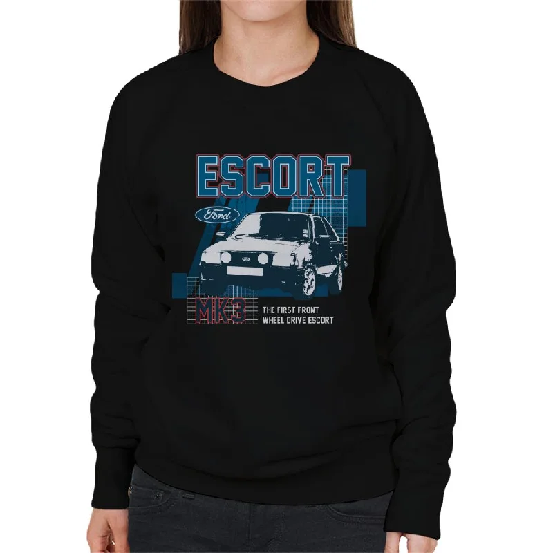 fashion sportswear hoodieFord Escort MK3 The First Front Wheel Drive Of Its Kind Women's Sweatshirt