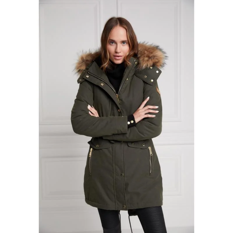 sporty jacketHolland Cooper Montana Ladies Parka Jacket - Khaki