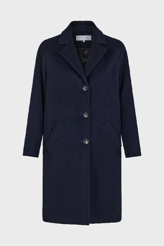 cozy winter coatCoat Lathicia Dam08a037 Navy