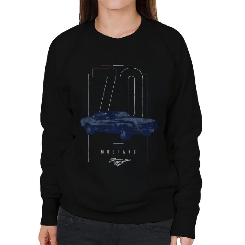 stylish performance hoodieFord 70s Mustang Women's Sweatshirt