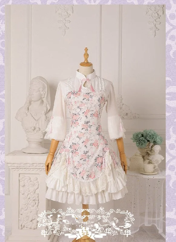 evening dressStrawberry Witch~Floral Chinese Qi Lolita OP Dress