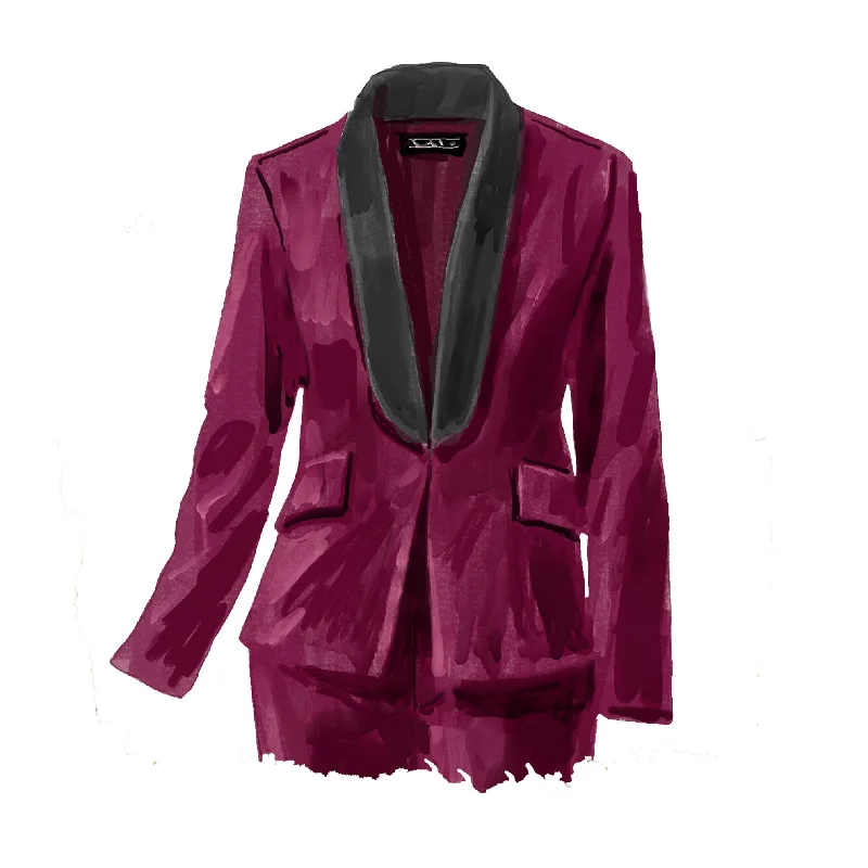 warm trench coatVelvet Tuxedo Blazer