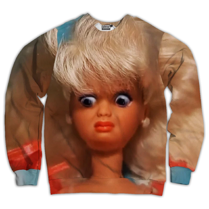 versatile gym hoodieDisgust Barbie Unisex Sweatshirt