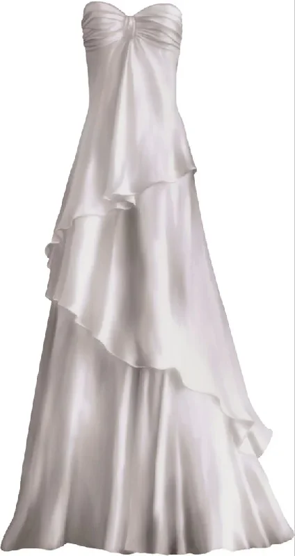 casual knit dressWhite Strapless A-Line Satin Long Party Dress Birthday Outfits, DP3424