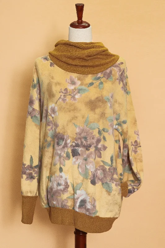 contemporary trench coatVintage Floral Cowl Neck Sweater (4pc)