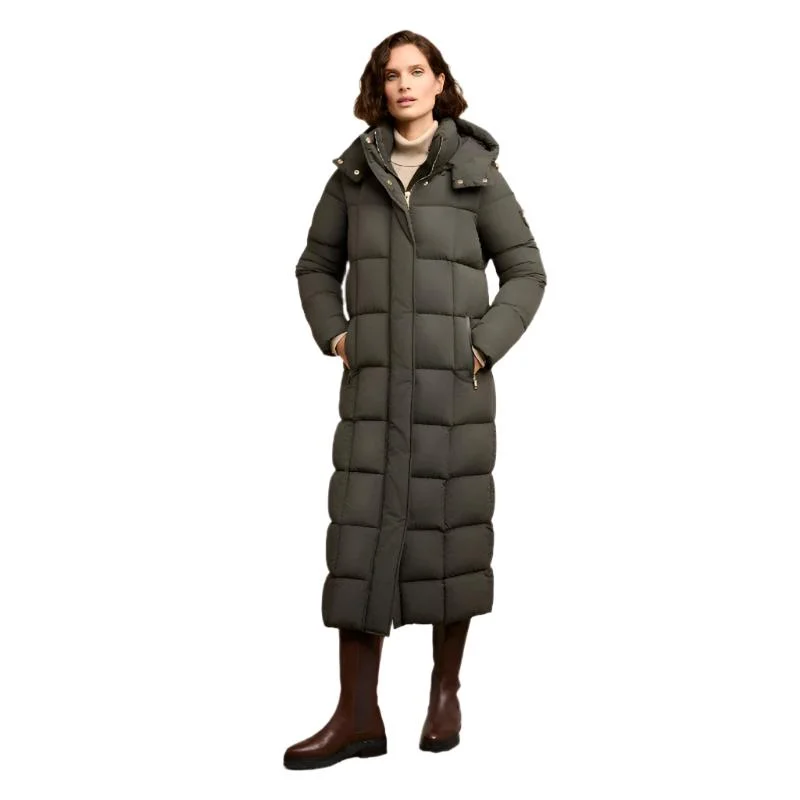 minimalist jacketHolland Cooper Carrington Longline Ladies Coat - Dark Olive