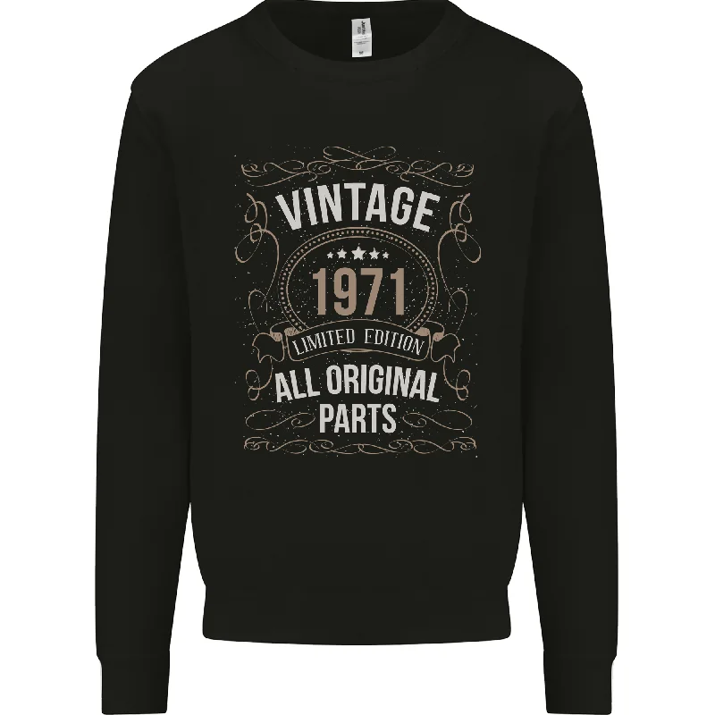 fashion gym hoodie53rd Birthday Limited Edition 1971 Mens Sweatshirt Jumper