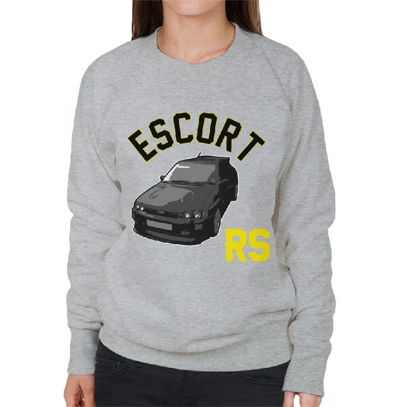 streetwear gym sweatshirtFord Escort Black RS Cosworth Women's Sweatshirt