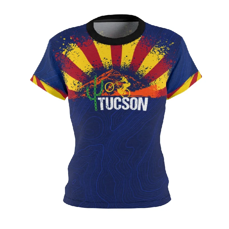 smooth fit athletic sweatshirtWomen's AZ "TUCSON" DriFit MTB Jersey