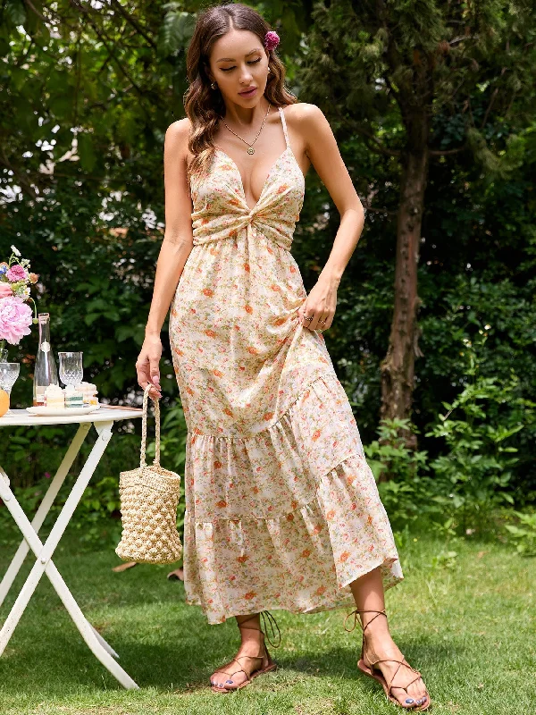 tiered dressCrave Her Love Floral Maxi Dress