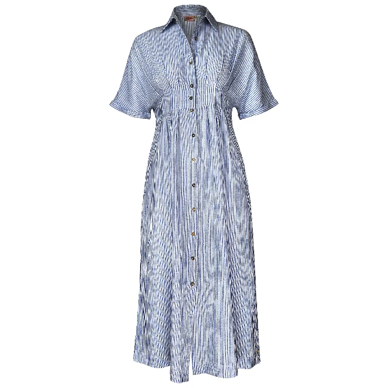 oversized dressTanya Tuck Shirt Dress Nar Cornflower Stripe