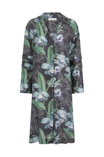 velvet dressPR uno black orchid shirt dress