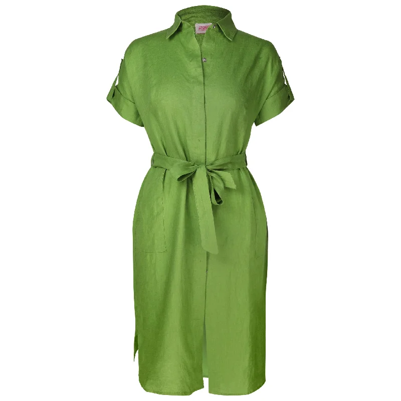 casual shift dressPatsy Midi Shirt Dress Fern