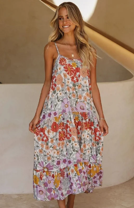 chic shift dressTrue Story Tiered Boho Maxi Dress