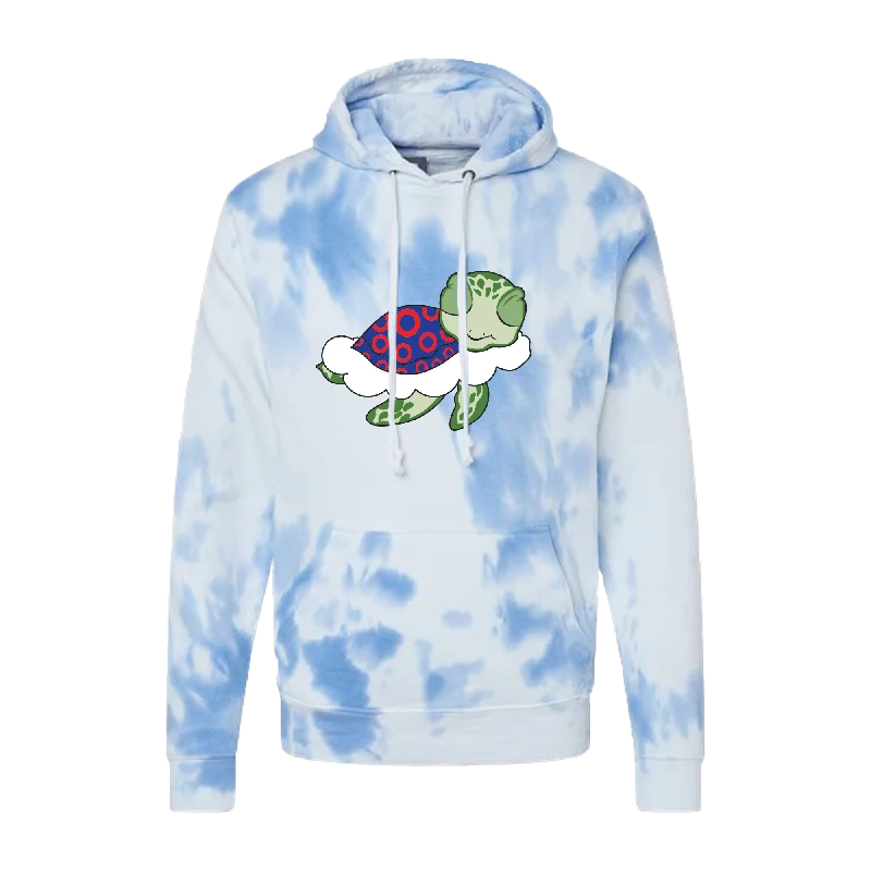 warm hooded sweatshirtTurtle in the Clouds Tie Dye Hoodie