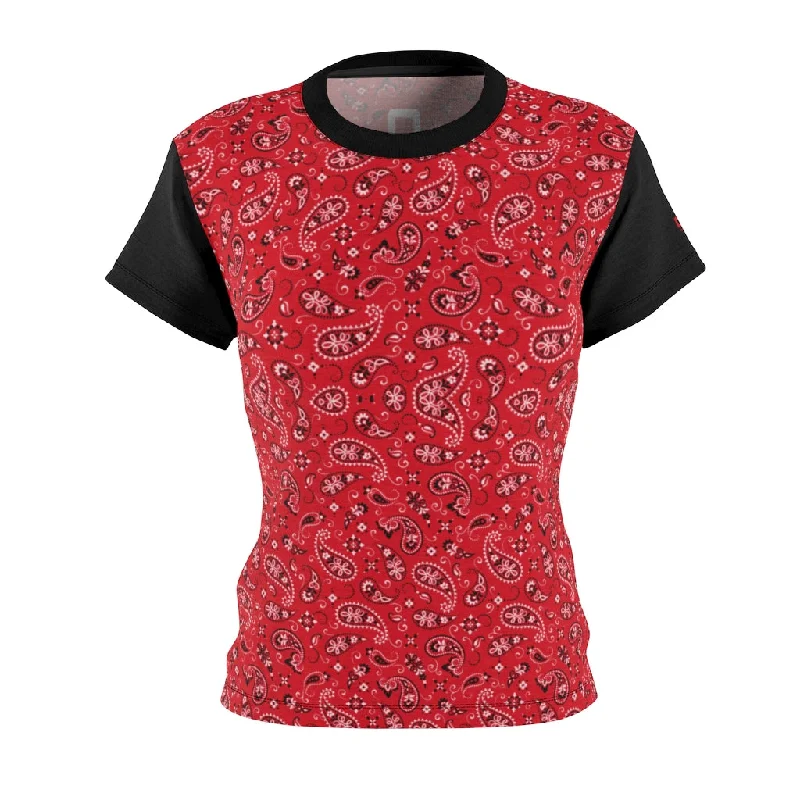 comfortable athletic sweatshirtRed Paisley "bandana" MTB Jersey