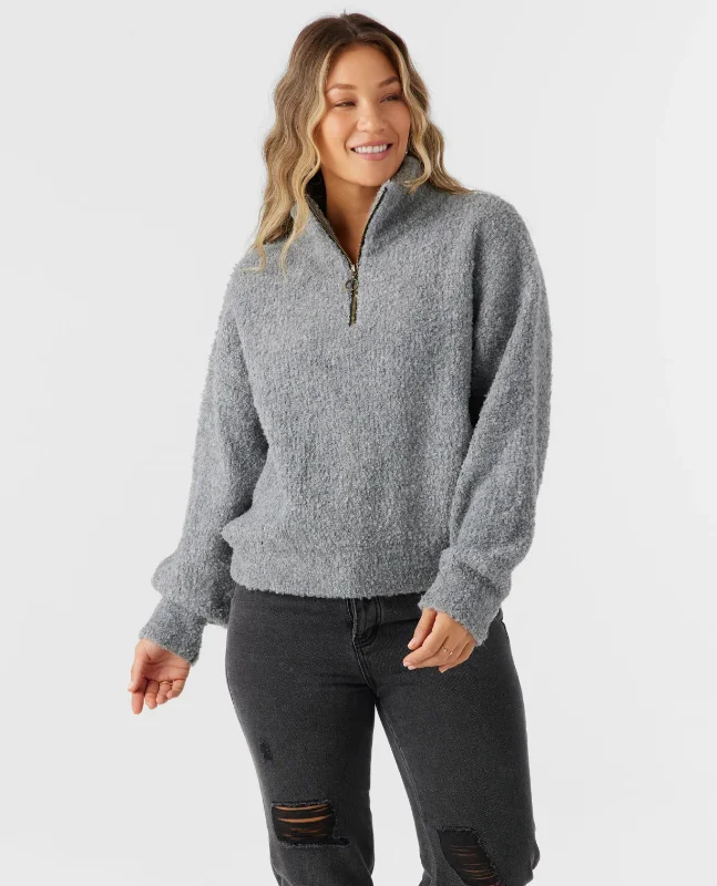 luxe gym hoodieGeorgiana Half Zip Sweater