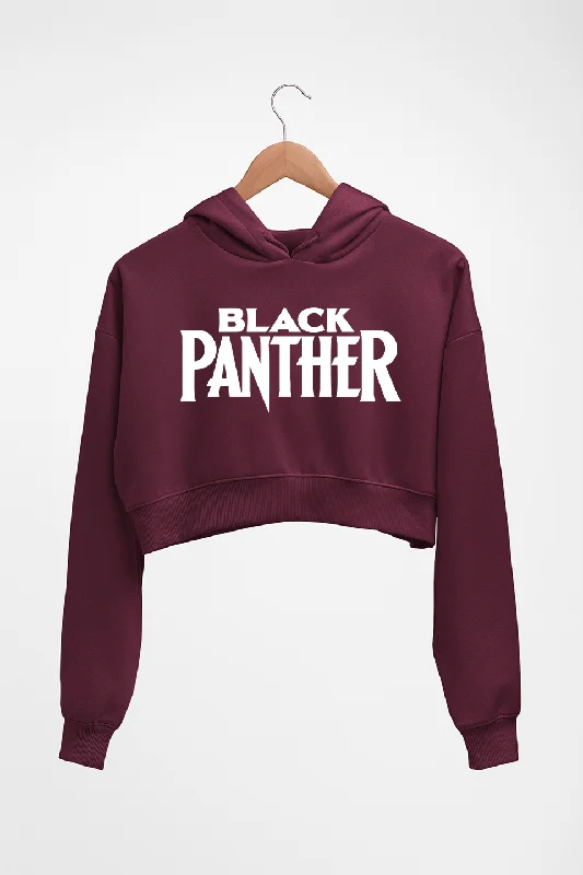 oversized hooded sweatshirtBlack Panther Superhero Crop HOODIE FOR WOMEN