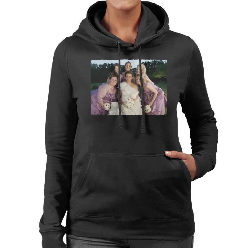 minimalist hoodieBridesmaids Bridal Party Wedding Photo Women's Hooded Sweatshirt